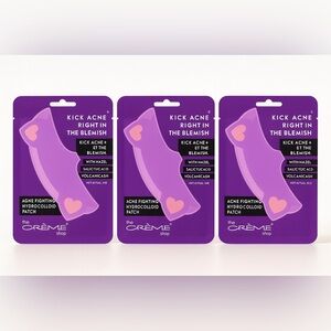 ✨ Bundle of 3 – The Crème Shop Acne Warrior Forehead Patch ✨